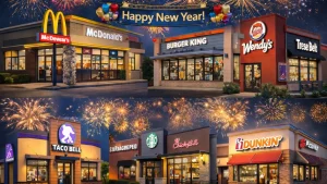 Which Fast Food Chains Are Open on New Year’s Day 2026?