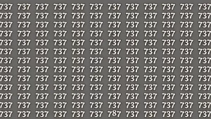 Optical Illusion: Only Those with Eagle Eyes Can Spot the Hidden Number 787