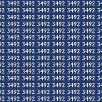 Number 3495 Among 3492s