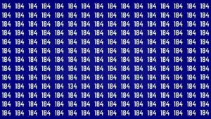7-Second Optical Illusion Challenge: Spot the Number 134