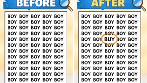 Visual Illusion Challenge: Spot the Word BUY Among BOY